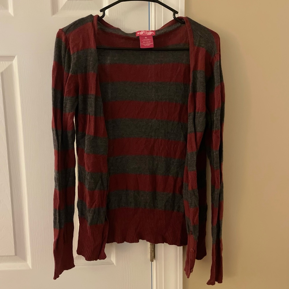 Stripped cardigan